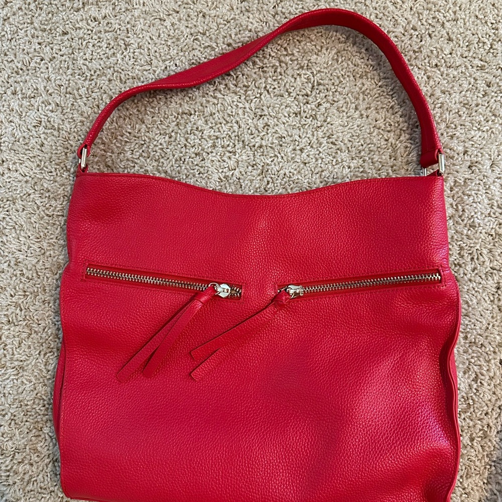 Tote Le Monde Geneva Tote Genuine  Leather Large Shoulder Bag NWOT